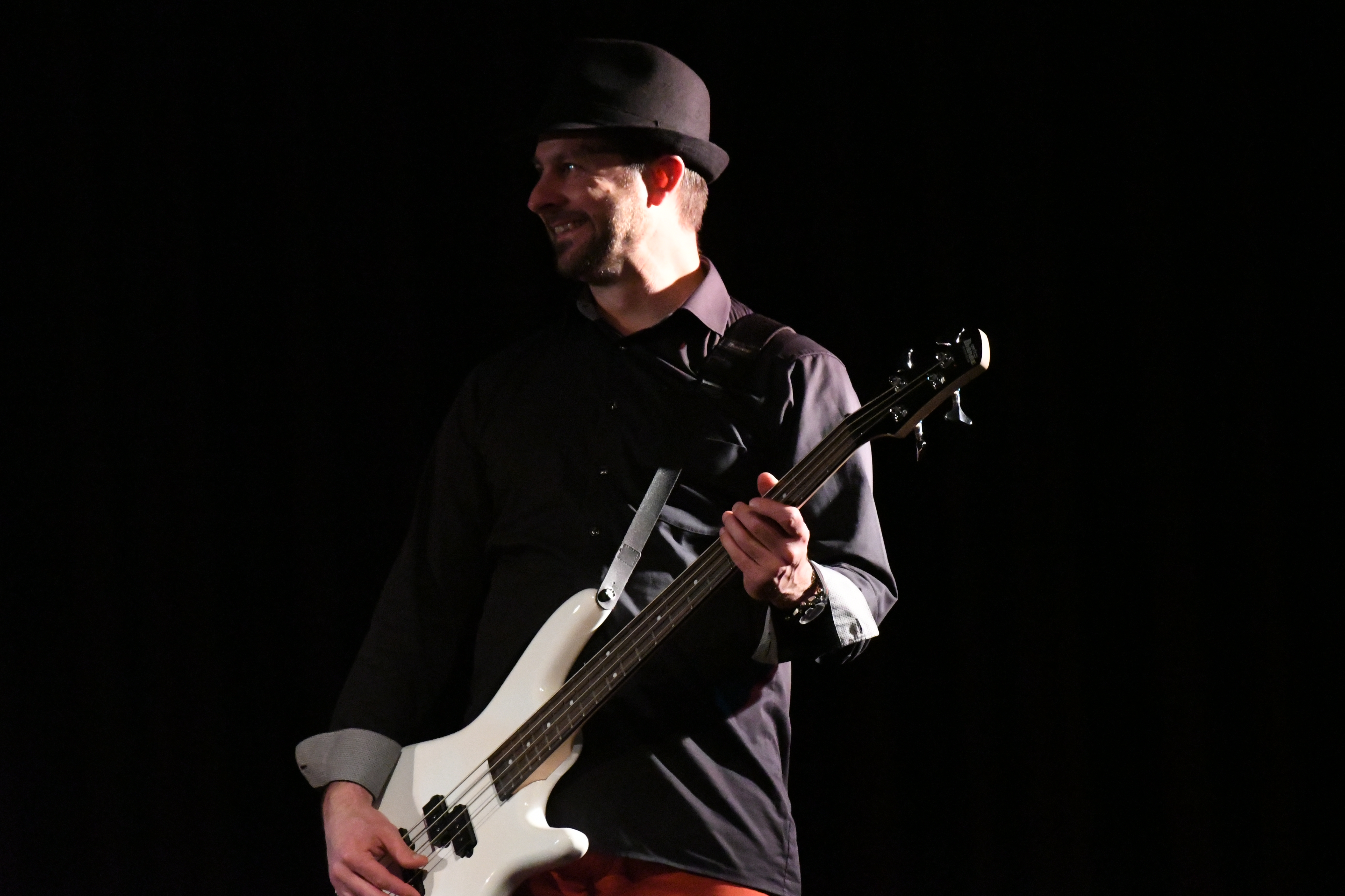 Als Gastmusiker (Bassist) beim Auftritt in Heilbronn 2017
